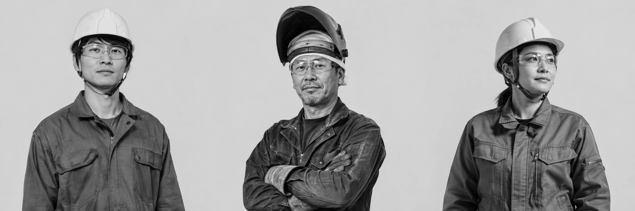 鉄工の仕事を担う人物の生成イメージ